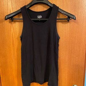 Justice Black Tank Top